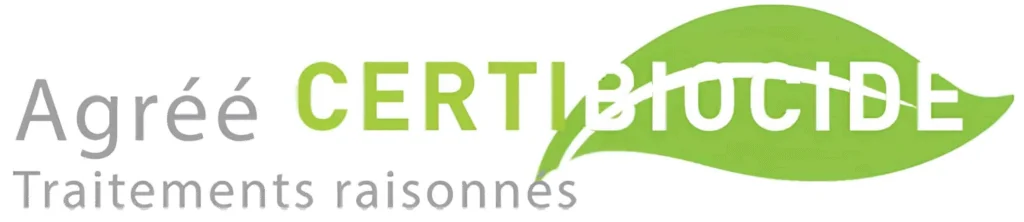 Logo officiel agrément CERTIBIOCIDE pour Frelons du Lauragais - STOP - SOS Destruction Nids Frelons Guêpes Abeilles Rongeurs Chenilles Nuisibles en Lauragais et en Occitanie